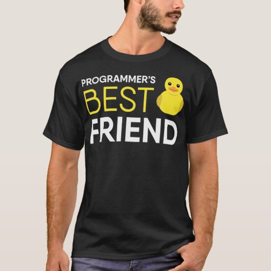 T-shirt Programmateurs de débogage de canard en caoutchouc (Devant)