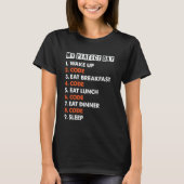 T-shirt Programmation - Codage - Logiciel de programmation (Devant)