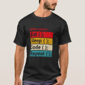 T-shirt Programmation - Codage - Logiciel de programmation (Devant)