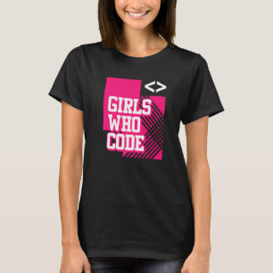 T-shirt Programmation Coder Girls - Progr du développeur l