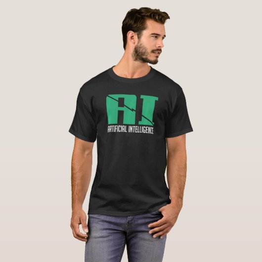 T-shirt Programmation Coder Intelligence Artificielle Ai P (Devant entier)