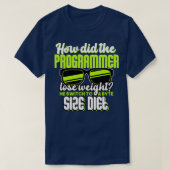 T-shirt Programmation Comment le programmeur a-t-il perdu  (Design devant)
