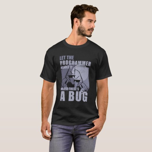 T-shirt Programmation Cotes de bogues Codage Nerd de l'ord (Devant entier)
