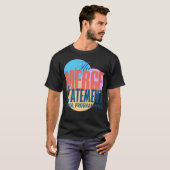 T-shirt Programmation dans Cobol avec instructions de fusi (Devant entier)