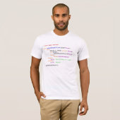 T-shirt programmation de python (Devant entier)