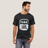 T-shirt Programmation Dire Codes binaires Informatique (Devant entier)