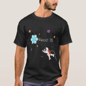 T-shirt Programmation du cadre JS ReactJS (Devant)