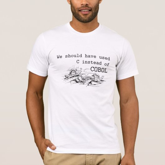 T-shirt Programmation en COBOL (Devant)
