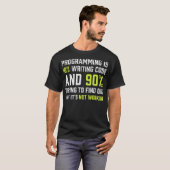 T-shirt Programmation est 10 écriture Code Funny Coding (Devant entier)