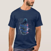 T-shirt Programmation : Hack plus intelligent, pas illégal (Devant)