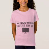 T-Shirt Programmation Humour Codeurs Code ne fonctionne au (Devant)