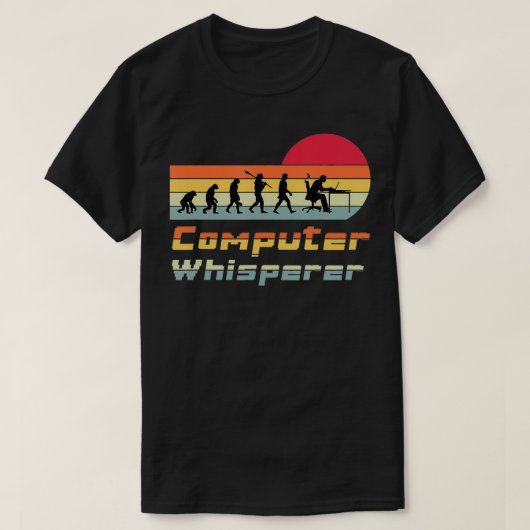 T-shirt Programmation Informatique Evolution Mens Programm (Design devant)