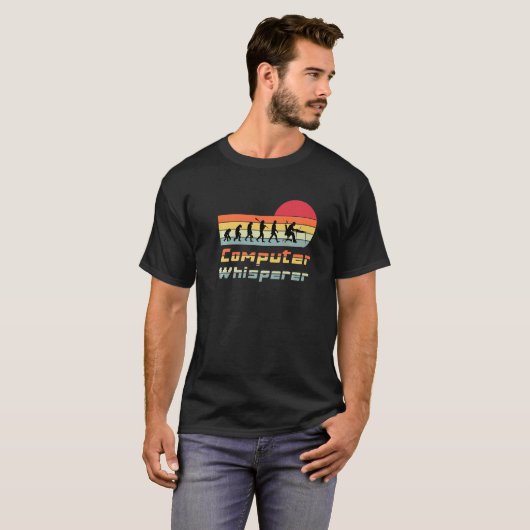 T-shirt Programmation Informatique Evolution Mens Programm (Devant entier)