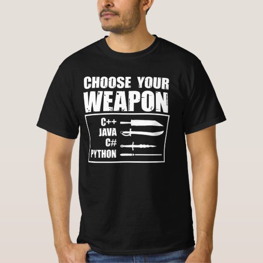 T-shirt Programmation Python, Programmeur, Coder (Devant)