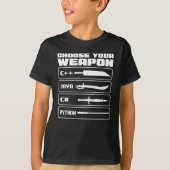 T-shirt Programmation Python, Programmeur, Coder (Devant)