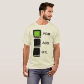 T-shirt Programme - audition - utilité (Devant entier)