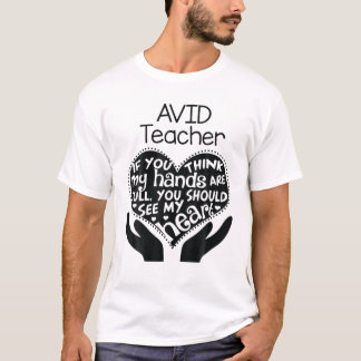 T-shirt Programme AVID Enseignant Heart School T Team Grou