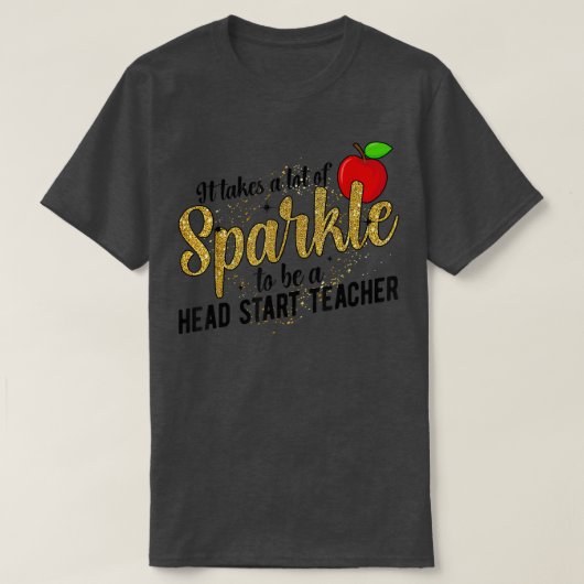 T-shirt Programme d'aide préscolaire Enseignant Programme (Design devant)