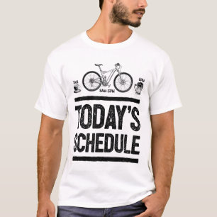 T-shirt Programme d'aujourd'hui Vélo tout terrain Cyclisme