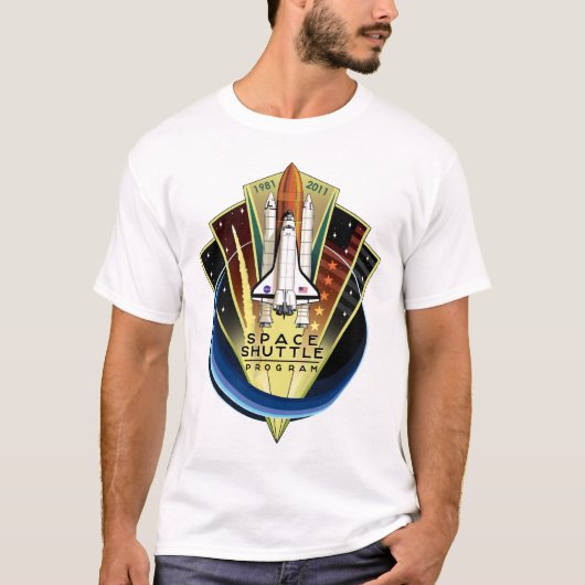 T-shirt Programme de navette spatiale Patch commémoratif (Devant)
