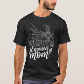 T-shirt Programme de programmation de codage de la maman d (Devant)