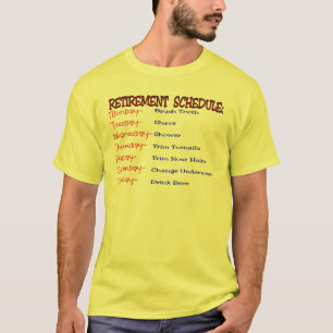 T-shirt Programme de retraite - cadeaux drôles de retrait
