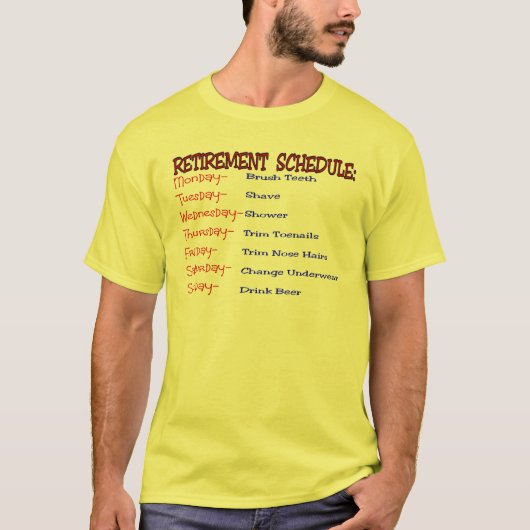 T-shirt Programme de retraite - cadeaux drôles de retraite (Devant)