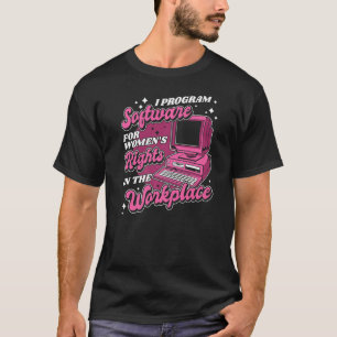 T-shirt Programme d'ingénieur logiciel de codage du poste