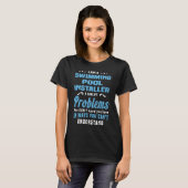T-shirt Programme d'installation de piscine (Devant entier)