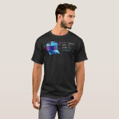 T-shirt Programme Eat Code Sleep (Devant entier)