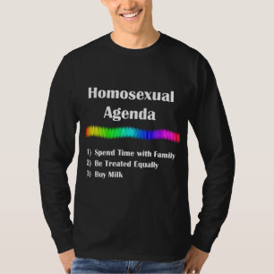 T-shirt Programme homosexuel
