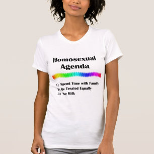 T-shirt Programme homosexuel