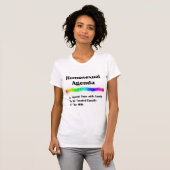 T-shirt Programme homosexuel (Devant entier)
