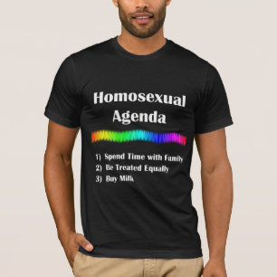T-shirt Programme homosexuel