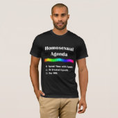 T-shirt Programme homosexuel (Devant entier)