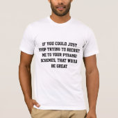 T-shirt Programme Pyramide Anti-MLM Network Marketing Recr (Devant)