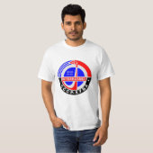 T-shirt Programme spatial de Soviétique des années 1980 (Devant entier)