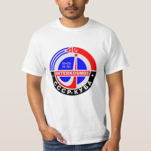 T-shirt Programme spatial de Soviétique des années 1980 (Devant)