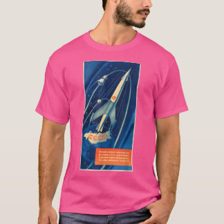 T-shirt Programme spatial soviétique Union soviétique Russ