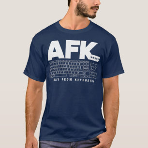 T-shirt Programmer Coder AFK loin du clavier