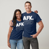 T-shirt Programmer Coder AFK loin du clavier (Unisexe)