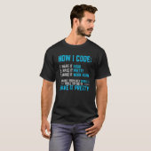 T-shirt Programmer Coder Software Developer Programmer Co (Devant entier)