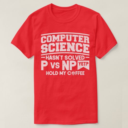 T-shirt Programmer Coding Informatique n'a pas résolu P (Design devant)