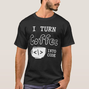T-shirt Programmer Coffee Joke Software Coder
