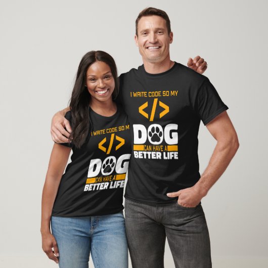 T-shirt Programmer Dog Software Engineer - Coding Programm (Unisexe)