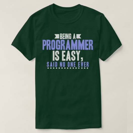 T-shirt Programmer Etre Programmeur Est Facile Dire Person (Design devant)