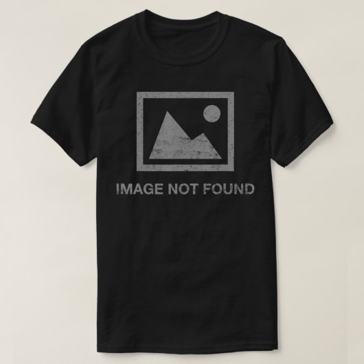 T-shirt Programmer Funny Erreur Humour Image introuvable V (Design devant)