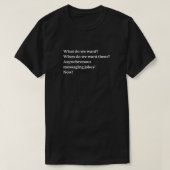 T-shirt Programmer Humour amusant Programmation Asynchrone (Design devant)