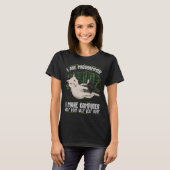 T-shirt Programmer Humour Cat Informatist (Devant entier)