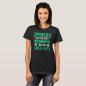T-shirt Programmer Joke Spiders Sont Le Seul Développeur W (Devant entier)